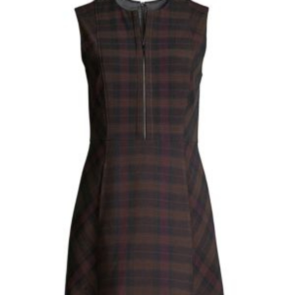 Elie Tahari Louisa Plaid Sleeveless Dress - Picture 3 of 3